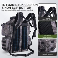 Fishing Backpack with 4 Tackle Boxes,900D Water-Resistant Tackle Backpack wit…