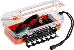 Plano Guide Series 3500 Field Box Waterproof Case, Orange, Small, Waterproof