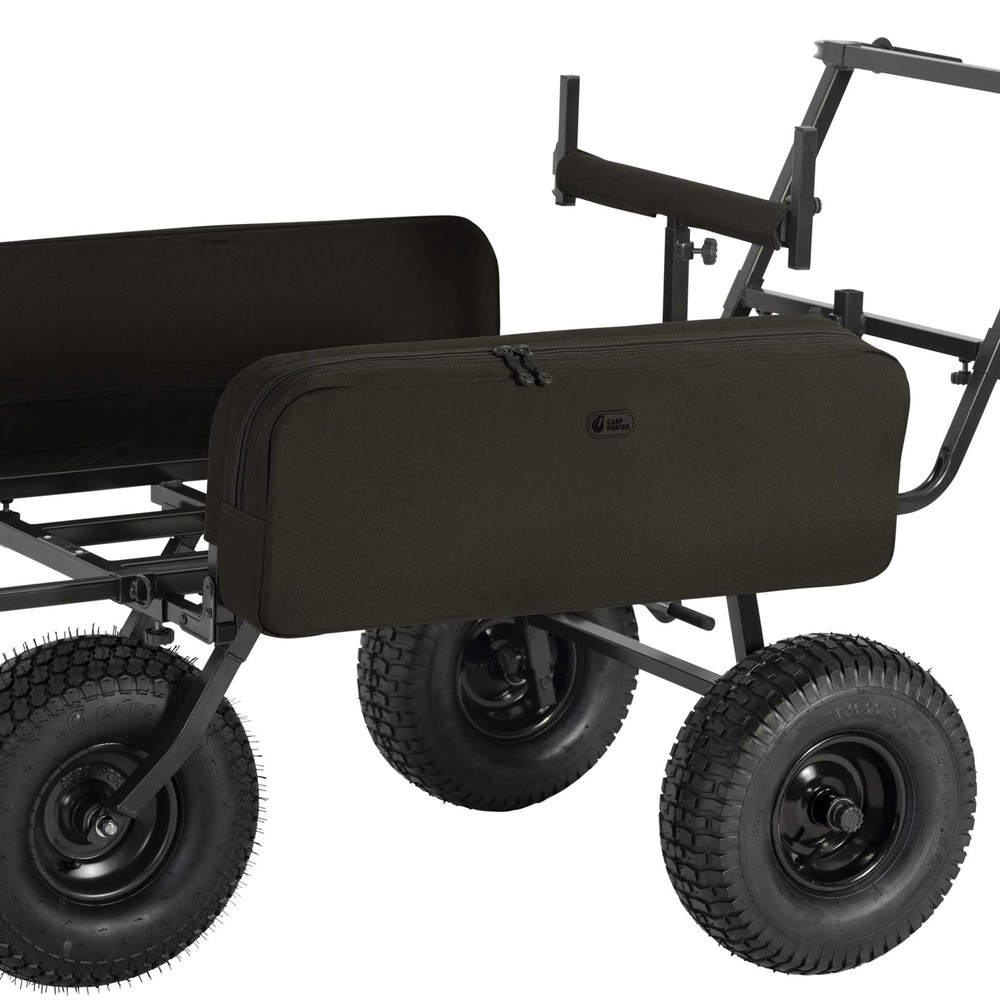 Carp Porter Side Bar Bags Large Green / Carp Fishing Barrow Luggage