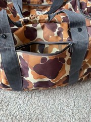 Hodgman Large Camo Fishing Hunting Duffel Gear Bag Multi Pocket