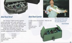STEVE ABEL MULTI FLY FISHING REEL (5) CASE CARRIER by the creator of ABEL REELS