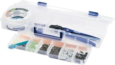 Tackle Box, 19.5 x 5.5 x 3.63 in (49.5 x 14 x 9 cm) 12 Moveable Dividers, 1 R…