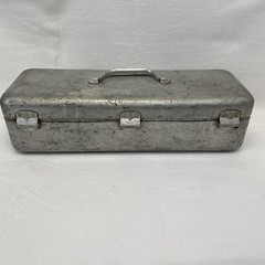 Aluminum Tier Tackle Box 5″x7″x18″ In Fair Condition. See description A