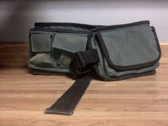 Eagle Claw Fishing Tackle Bag / Fanny Pack – Green Adjustable Belt