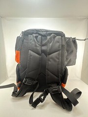 Lixada Black & Orange Fishing Tackle Small Backpack with Rain Cover (C3)