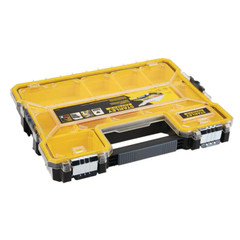 Small Parts Organizer 10-Compartment Shallow Removable Trays Water Seal Storage