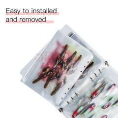 Soft Bait Lure Bag Plastic Jig Storage Fishing Wallet Small/Large Case Portable