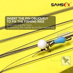 Fishing Leader Foam Board Holder – Pack of 10 with Retaining Pins for Organizing