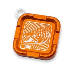 Mag Grab Mini – Compact Magnetic Fly Holder/Fly Patch & Orange Brown Town
