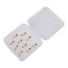 Jiangchui Soft Artificial Maggots Fly Fishing Bait for Trout Bass Crappie