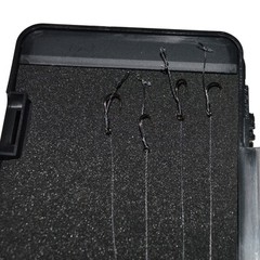 Rig Wallet 6 Way Stiff Hair Rig NGT Tackle Box for 72 Hair Rigs Carp Fishing