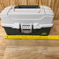 Plano 6201 One-Tray Tackle Box, Bait Storage, Extending Cantilever-tray Design