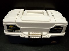Plano 6203-91 3 Tray Tackle Box with Top Storage Compartments – Brass Hasp – USA