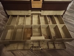 Plano 758 Tackle Box 4 Drawer Storage Made in the USA RARE