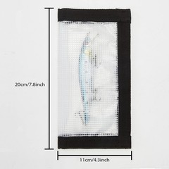 Fishing Lure Wraps Tangle Free Hook Covers Rod Protector Storage 4PK Clear