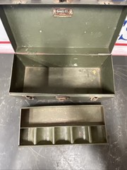 Vintage Kennedy Kits 1 Tray Tackle Box – Army Green – Big horn