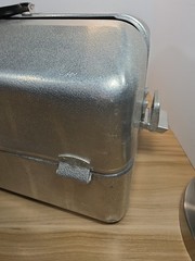 Umco Model 1000 Aluminum Silver Tackle Box Rare Vtg Couple Dents