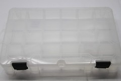 S/2 Plano ProLatch StowAway 3650 & Flambeau Tackle Box Clear Plastic Organizers