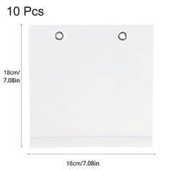 PFILERSO Fishing 10 inches x 7.89 cm x 5 cm, 10pcs Ziplock Transparent Bag