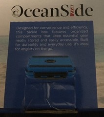 Oceanside 265 Pc, Tackle Box -Floats, Hooks, Beads, Sinkers, Weights, Connectors