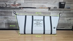 KRAKEN SUPPLY CO 48” Fish Kill Bag Game Bag Leak Proof Insulated Offshore