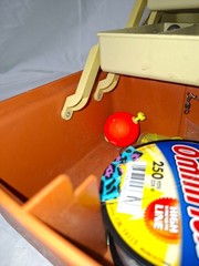 1980s Plano 2 Tier Fishing Tackle Box Model 5520 Great Condition (Empty)
