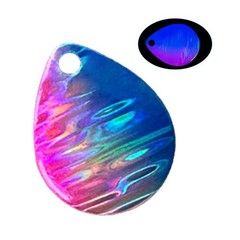 Fishing Spinner for blades Kit 10pcs Copper Colorful UV Modified for Trout