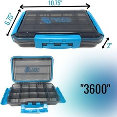 3600 & 3700 Tackle Box Trays: Triple-Secure, Customizable 2-Pack for Anglers