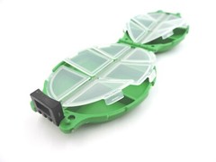 1 PC Rudder Fly Box Fly Fishing Double Sides Single Pocket Silicon Foam