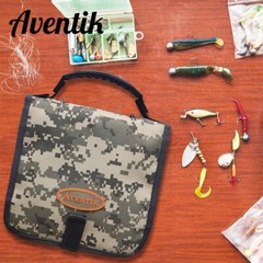 Aventik Fishing Tackle Binder Bait Storage Soft Bait Binder Bag 10 Sleeve