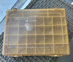Vintage Plano Magnum 1152 Fishing Tackle Storage Box Double Sided