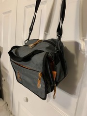 OC Soft-Sided Fishing Tackle Bag Gray Orange