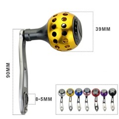 FITS Shimano Daiwa Abu Garcia BLACK ALLUMINUM Baitcaster Fishing Reel Handle