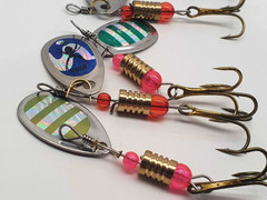 Lot of 5 Rotating Spoons – Size 2 – Spoon Fishing Spoon – FL216