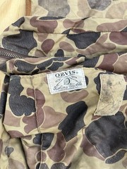 Vintage Orvis Fishing Tackle Bag Duck Hunter Camo Shoulder Messenger Leather