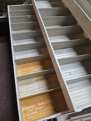 Vintage Umco 1976 Tackle Box Brown Beige 6 Tray Compartments