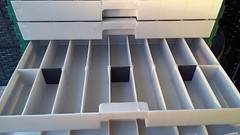 Vintage Plano 758-A Large 4-Drawer Tackle Box Storage Organizer USA Made