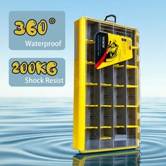 Deluxe Fishing Tackle Box, Waterproof 3600 & 3700 Terminal Tackle Trays, Orga…