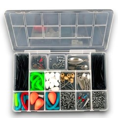 Tackle Box Organizer with 13 Compartments – Clear Plastic Storage Box with