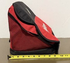 MarCum Technologies Carrying Bag Red Black Pockets Feet Approx 10” Triangle