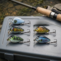 1.8g 3cm Crankbait Lure Set 5PCS for Bass Fishing with Synthetic Material Build