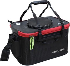 Fishing Bucket, Multifunctional Foldable Portable Fishing Bucket, EVA Fish Bucke