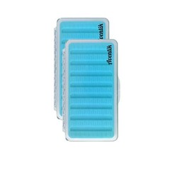 2 PC Aventik Slim Fly Fishing Box Silicone Fly Fishing Tackle Jig Box Lure Box