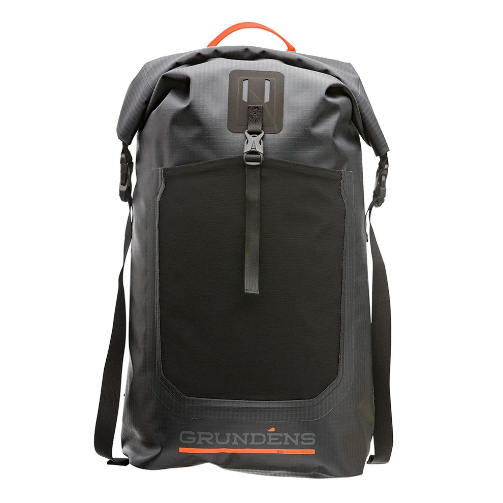 Grunden’s Bootlegger Roll Top 30L Backpack – Black