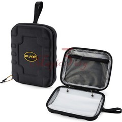 Fishing Soft Bait Binder Lure Storage Bag Hard Cover Waterproof 8 PVC Pockets