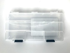 Durable 4-Pack Tackle Boxes with Latch Closure – Ideal for Fishing Adventures