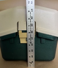 Vintage PLANO 8600 Fishing Tackle Box Double-Sided 6 Tray USA