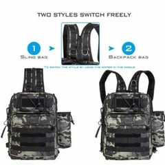 NWT BLISSWILL Fishing Backpack Army Green Camouflage Waterproof New