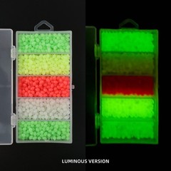 Glow Fishing Beads Lure Accessories Quick Tackle Setup Enhances Visibility
