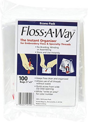 Floss a Way Organizer 3 Inch X 5 Inch 100 Pack FL100 (2-Pack)